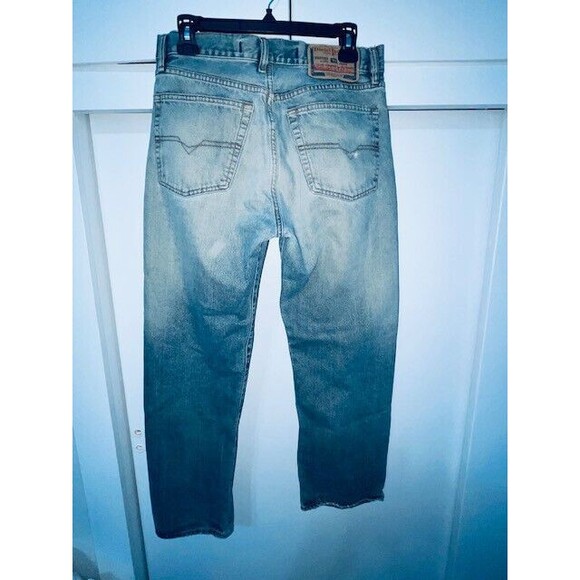 VINTAGE Diesel Jeans Men Kratt Straight Leg Y2K 2001 Italy 33x29 Fits 30x29 - Picture 4 of 16